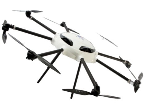 LT-M8FD angepasste UAV mit acht Rotoren für Inspektion und Logistik