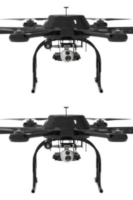 30 kg schwere Netzwerk-Multirotor-Drohnen und KI-Drei-Achsen-Fotoelektrische Linse